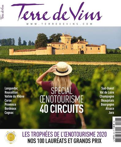 première de couverture de la revue Terre de Vins - avril 2020