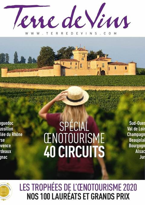 première de couverture de la revue Terre de Vins - avril 2020