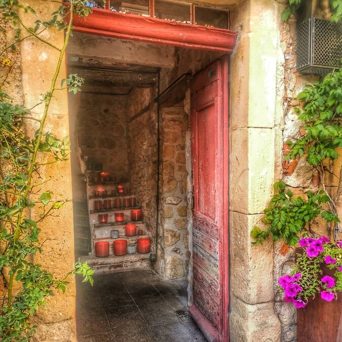 Entrée du Bar à vins - Chateau Castigno ©Aurélie APPERT